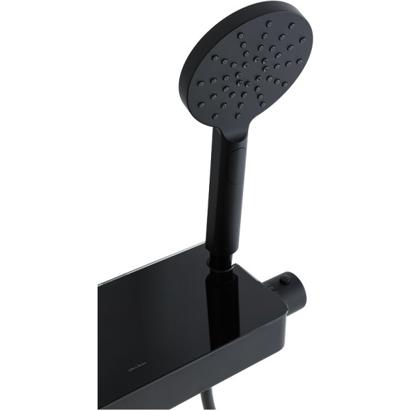 Смеситель для душа Allen Brau Fantasy 5.11002-31 с термостатом Черный матовый Смеситель для душа Allen Brau Fantasy 5.11002-31 с термостатом Черный матовый