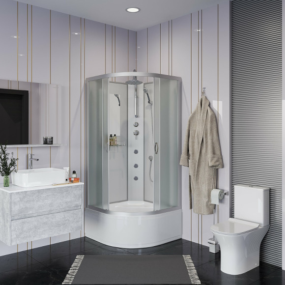 Душевая кабина Niagara Classic 90x90 NG-2308-14BKTG с гидромассажем Душевая кабина Niagara Classic 90x90 NG-2308-14BKTG с гидромассажем