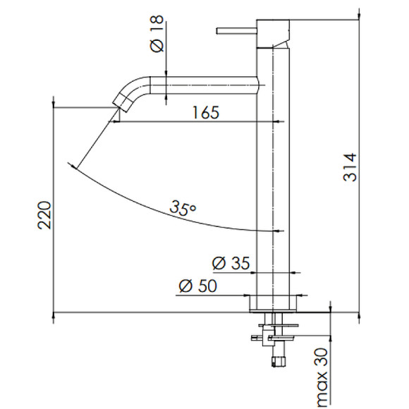 Смеситель для раковины Remer X-Style Inox SSX12LXL Нержавеющая сталь Смеситель для раковины Remer X-Style Inox SSX12LXL Нержавеющая сталь
