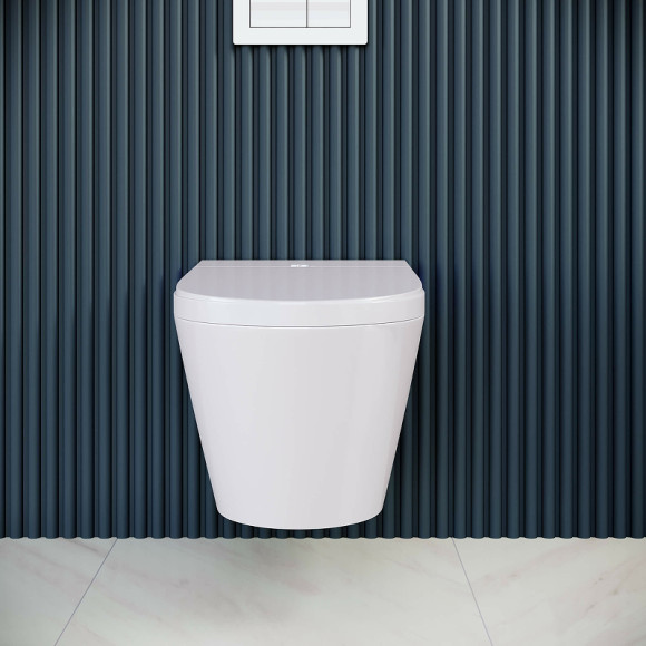 Комплект унитаза биде с инсталляцией RGW SW-70 63420270-01 с сиденьем Микролифт и клавишей смыва Хром