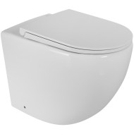 Унитаз BelBagno Sfera-R BB2141CBR/BB902SC приставной с сиденьем Микролифт Унитаз BelBagno Sfera-R BB2141CBR/BB902SC приставной с сиденьем Микролифт