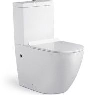 Унитаз компакт Timo Kulo TK-401 с бачком и сиденьем Микролифт Унитаз компакт Timo Kulo TK-401 с бачком и сиденьем Микролифт