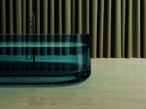 Ванна из полиэфирной смолы Abber Kristall 170х75 AT9708Aquamarin Бирюзовая без гидромассажа Ванна из полиэфирной смолы Abber Kristall 170х75 AT9708Aquamarin Бирюзовая без гидромассажа