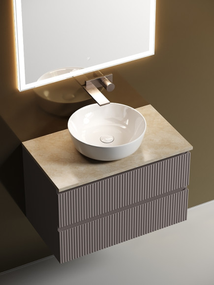 Тумба под раковину Sancos Snob T 80 SNT80SM подвесная Doha Soft