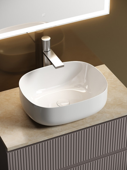 Тумба под раковину Sancos Snob T 80 SNT80SM подвесная Doha Soft