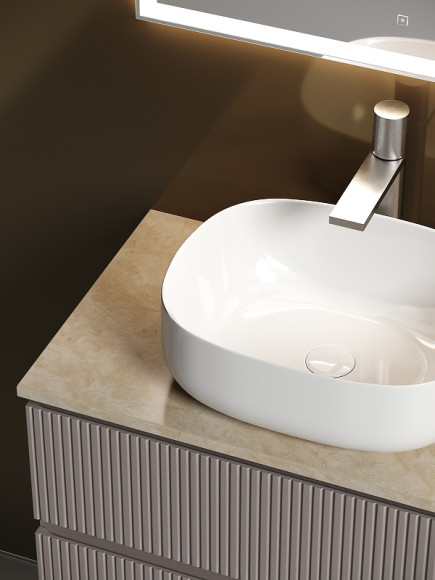 Тумба под раковину Sancos Snob T 80 SNT80SM подвесная Doha Soft