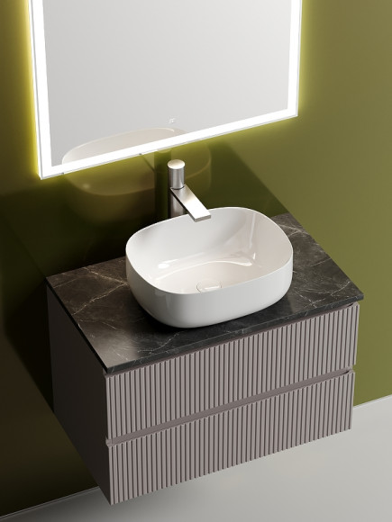 Тумба под раковину Sancos Snob T 80 SNT80SM подвесная Doha Soft