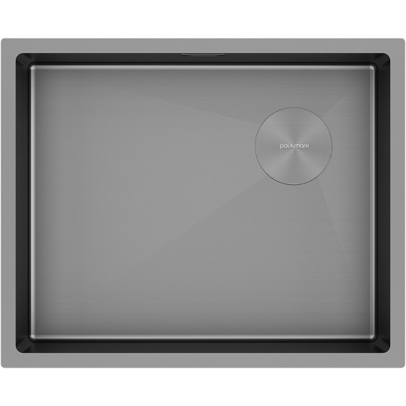 Кухонная мойка Paulmark Next-Skew 54 Uni PM885444-MG Матовый серый