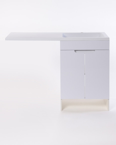 Тумба с раковиной Orange Sistema 120 R STD-120TUW+RAR Белая Тумба с раковиной Orange Sistema 120 R STD-120TUW+RAR Белая