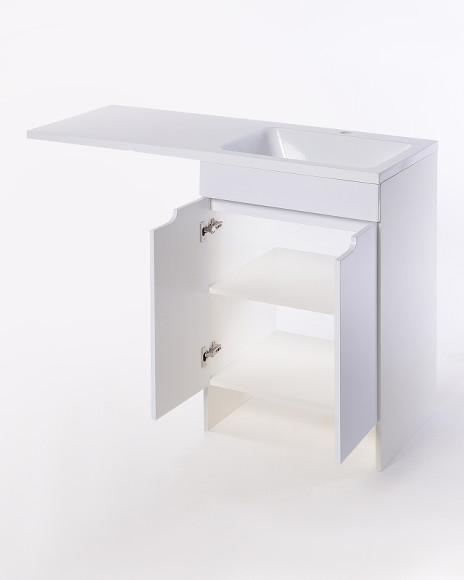 Тумба с раковиной Orange Sistema 120 R STD-120TUW+RAR Белая Тумба с раковиной Orange Sistema 120 R STD-120TUW+RAR Белая