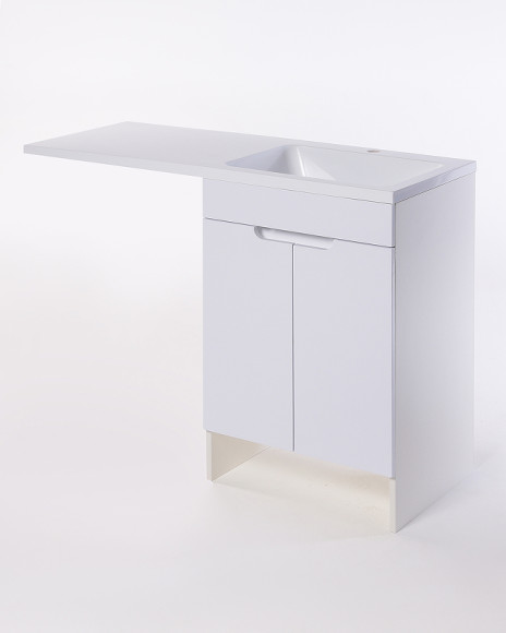 Тумба с раковиной Orange Sistema 120 R STD-120TUW+RAR Белая Тумба с раковиной Orange Sistema 120 R STD-120TUW+RAR Белая