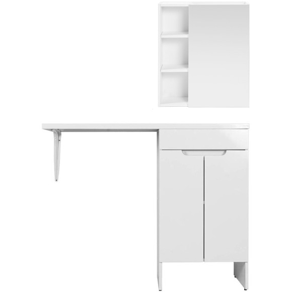 Тумба с раковиной Orange Sistema 120 R STD-120TUW+RAR Белая Тумба с раковиной Orange Sistema 120 R STD-120TUW+RAR Белая