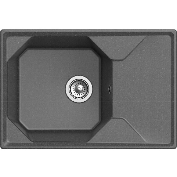 Кухонная мойка GranFest Unique GF-U-740L Графит Кухонная мойка GranFest Unique GF-U-740L Графит
