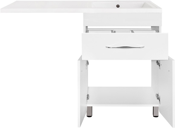 Тумба под раковину Style Line ВаЛеРо 120 Люкс Plus Белая Тумба под раковину Style Line ВаЛеРо 120 Люкс Plus Белая