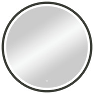 Зеркало Континент Style D 800 ЗЛП2254 с подсветкой Черное с сенсорным выключателем