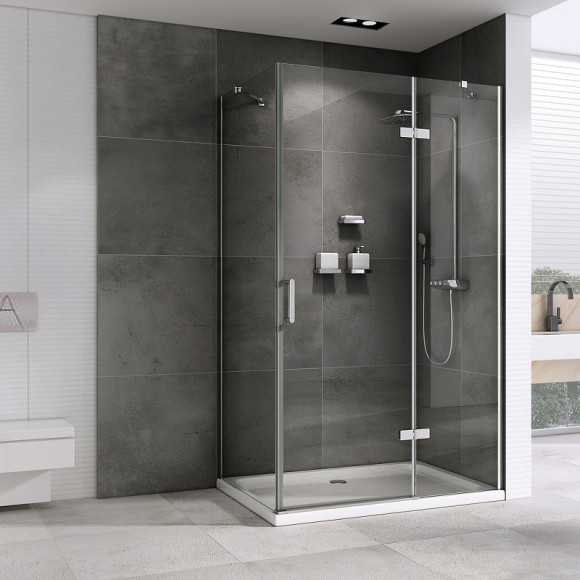Душевой уголок Abber Zart 110x100 AG08110-S101 профиль Хром стекло прозрачное Душевой уголок Abber Zart 110x100 AG08110-S101 профиль Хром стекло прозрачное