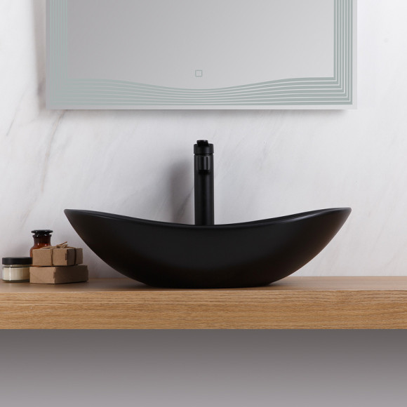 Раковина-чаша BelBagno 60 BB1404-H301 Черная матовая Раковина-чаша BelBagno 60 BB1404-H301 Черная матовая