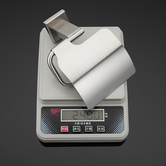 Держатель туалетной бумаги Gappo G17 G1703 с крышкой Сатин