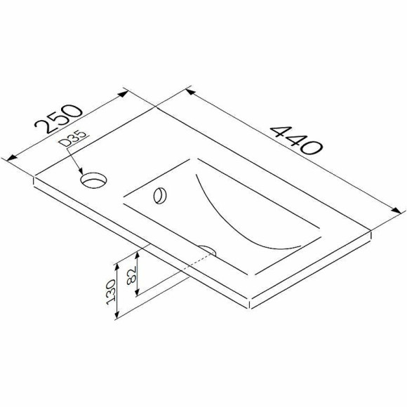Раковина AM.PM X-Joy 45 R M85AWCC0452WG64 Белая Раковина AM.PM X-Joy 45 R M85AWCC0452WG64 Белая
