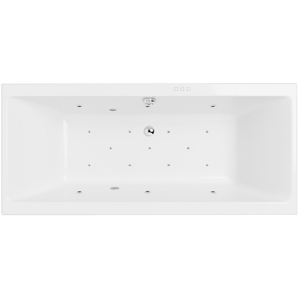 Акриловая ванна Excellent Pryzmat Slim 180x80 WAEX.PRY18S.RELAX.CR с гидромассажем