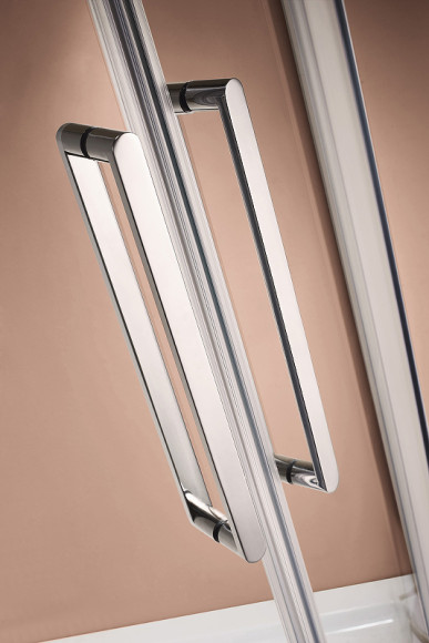 Душевой уголок Cezares Stylus 100x100 STYLUS-M-R-2-100-C-Cr профиль Хром стекло прозрачное