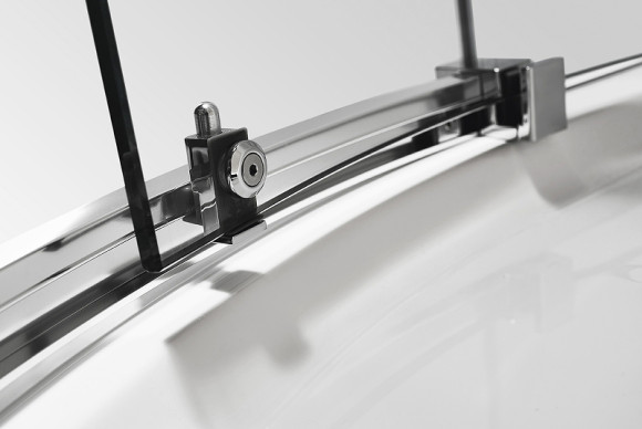 Душевой уголок Cezares Stylus 100x100 STYLUS-M-R-2-100-C-Cr профиль Хром стекло прозрачное