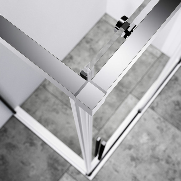 Душевой уголок Vincea Slim-N 110x80 VSR-4SN8011CL профиль Хром стекло прозрачное