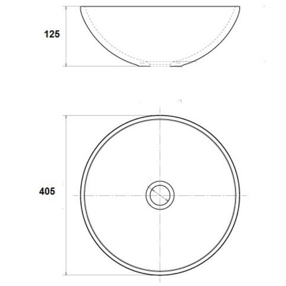 Раковина-чаша Bronze de Luxe Марракеш 40 1008G Белый глянец с декором Раковина-чаша Bronze de Luxe Марракеш 40 1008G Белый глянец с декором
