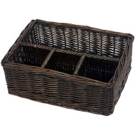 Корзина для аксессуаров WasserKRAFT Neime WB-190-M Темно-коричневая Корзина для аксессуаров WasserKRAFT Neime WB-190-M Темно-коричневая