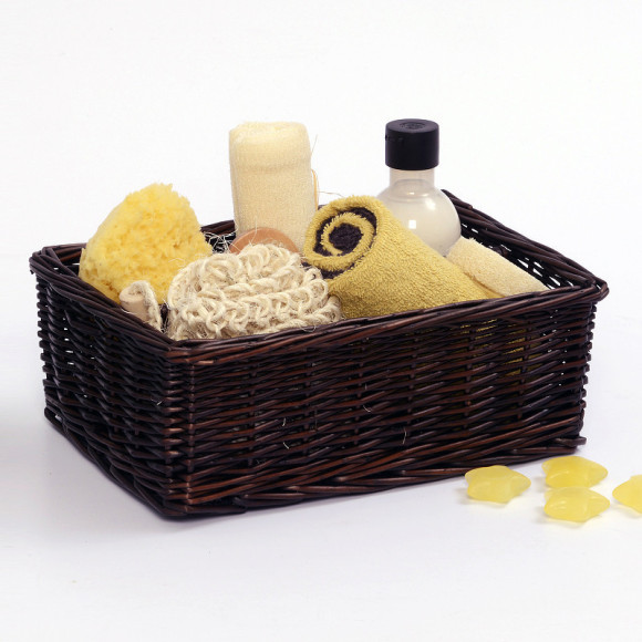 Корзина для аксессуаров WasserKRAFT Neime WB-190-M Темно-коричневая Корзина для аксессуаров WasserKRAFT Neime WB-190-M Темно-коричневая