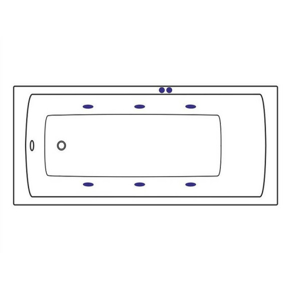 Акриловая ванна Excellent Aquaria 140x70 WAEX.AQU14.SOFT.CR с гидромассажем Акриловая ванна Excellent Aquaria 140x70 WAEX.AQU14.SOFT.CR с гидромассажем