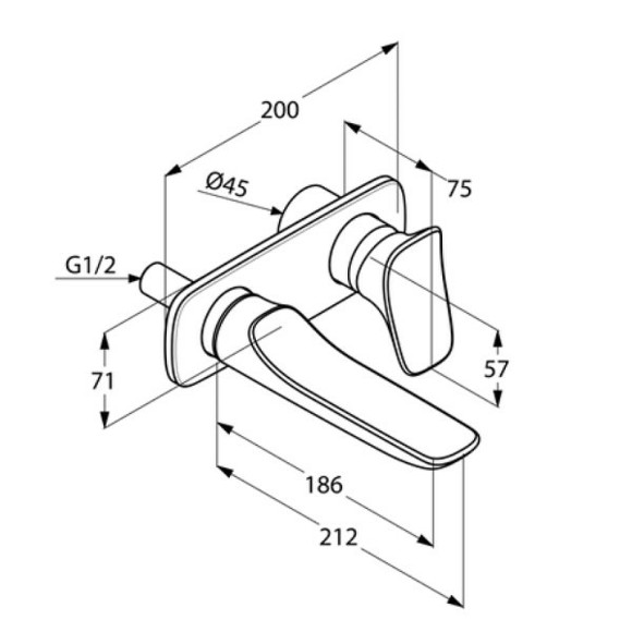 Смеситель для раковины Kludi Ambienta 532440575 Хром Смеситель для раковины Kludi Ambienta 532440575 Хром