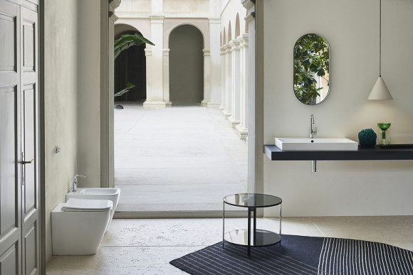 Раковина GSI Nubes 80 9622111 Белая