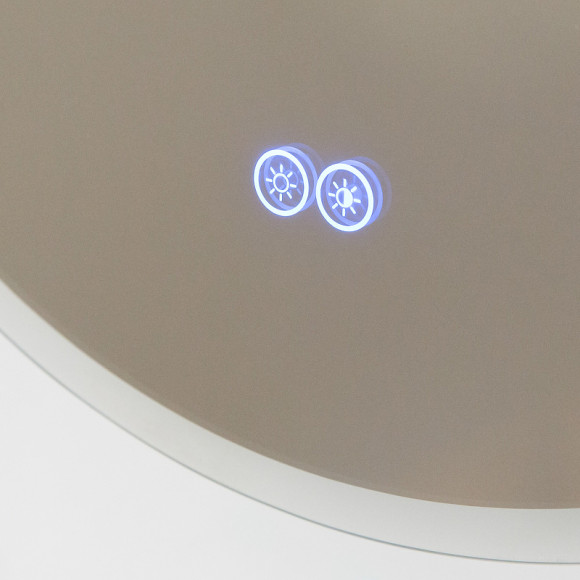 Зеркало Cezares Ellisse 55 CZR-SPC-ELS-550-1050-RGB-TCH с подсветкой с сенсорным выключателем и функцией памяти