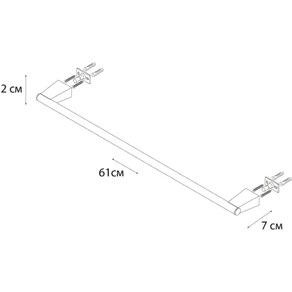 Полотенцедержатель Fixsen Trend Gold FX-99001 Золото-сатин