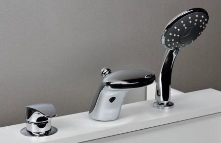 Смеситель на борт ванны Bravat Cobra F5140197CP-1-RUS встраиваемый Хром Смеситель на борт ванны Bravat Cobra F5140197CP-1-RUS встраиваемый Хром