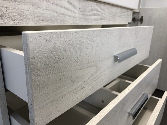 Тумба с раковиной Comforty Никосия 80Н 00004142204 Дуб белый Тумба с раковиной Comforty Никосия 80Н 00004142204 Дуб белый