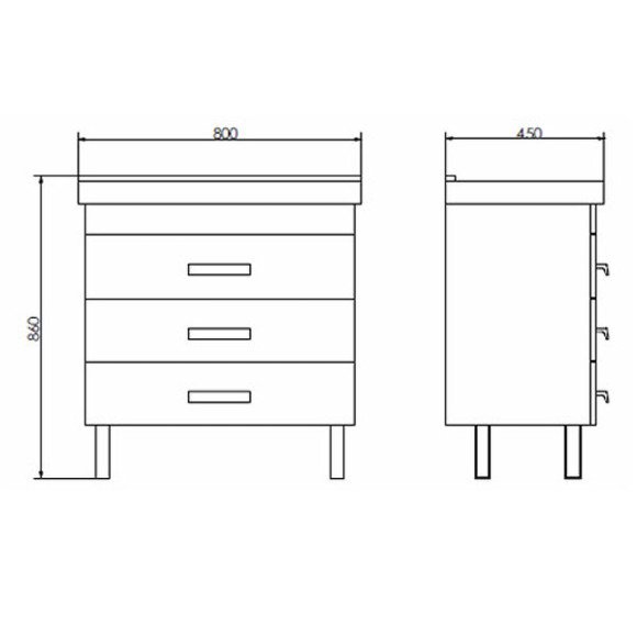 Тумба с раковиной Comforty Никосия 80Н 00004142204 Дуб белый Тумба с раковиной Comforty Никосия 80Н 00004142204 Дуб белый