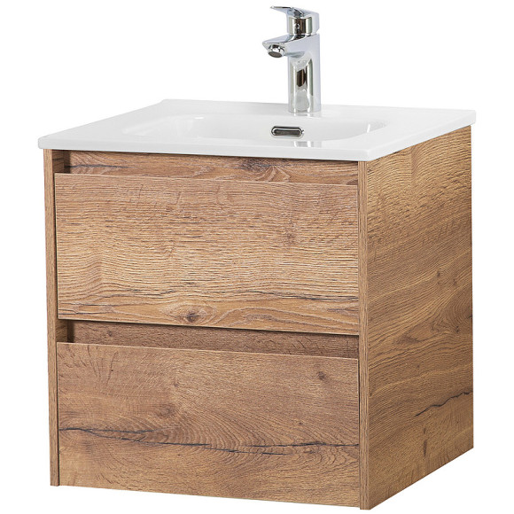 Тумба под раковину BelBagno Kraft 50 KRAFT-500-2C-SO-RT подвесная Rovere Tabacco Тумба под раковину BelBagno Kraft 50 KRAFT-500-2C-SO-RT подвесная Rovere Tabacco