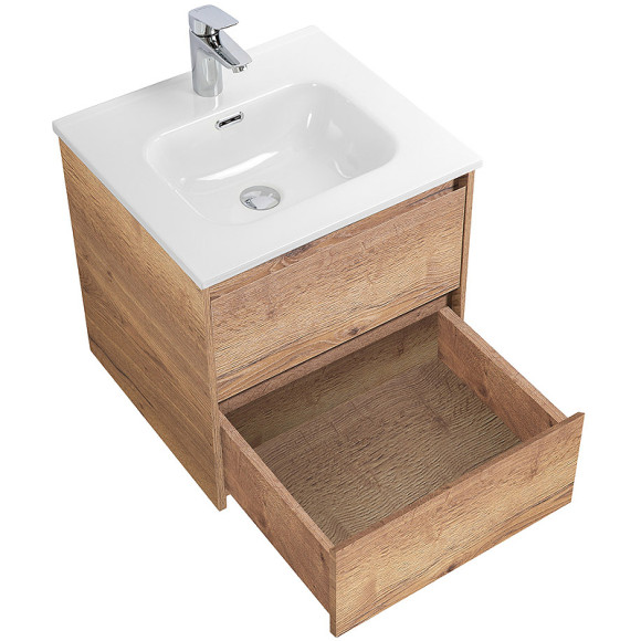 Тумба под раковину BelBagno Kraft 50 KRAFT-500-2C-SO-RT подвесная Rovere Tabacco Тумба под раковину BelBagno Kraft 50 KRAFT-500-2C-SO-RT подвесная Rovere Tabacco