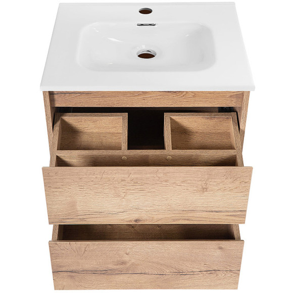 Тумба под раковину BelBagno Kraft 50 KRAFT-500-2C-SO-RT подвесная Rovere Tabacco Тумба под раковину BelBagno Kraft 50 KRAFT-500-2C-SO-RT подвесная Rovere Tabacco