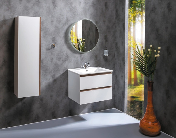 Тумба под раковину Boheme Armadi Art Capolda 65 849-065-WW подвесная Белая Дерево