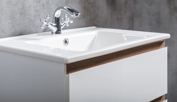 Тумба под раковину Boheme Armadi Art Capolda 65 849-065-WW подвесная Белая Дерево