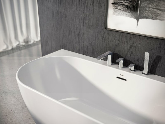 Смеситель на борт ванны Ravak Flat FL 026.00 X070120 Хром Смеситель на борт ванны Ravak Flat FL 026.00 X070120 Хром