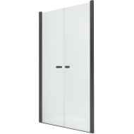 Душевая дверь New Trendy New Soleo Black 100 D-0216A профиль Черный стекло прозрачное