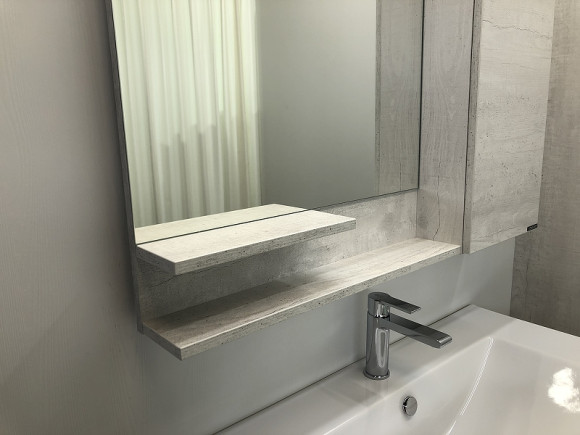 Зеркало со шкафом Comforty Верона 90 00004136714 Дуб белый