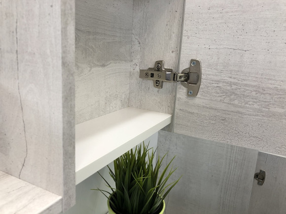 Зеркало со шкафом Comforty Верона 90 00004136714 Дуб белый