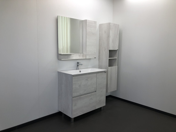 Зеркало со шкафом Comforty Верона 90 00004136714 Дуб белый