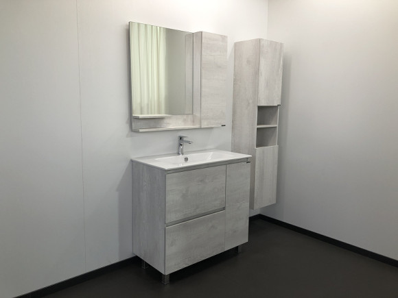 Зеркало со шкафом Comforty Верона 90 00004136714 Дуб белый