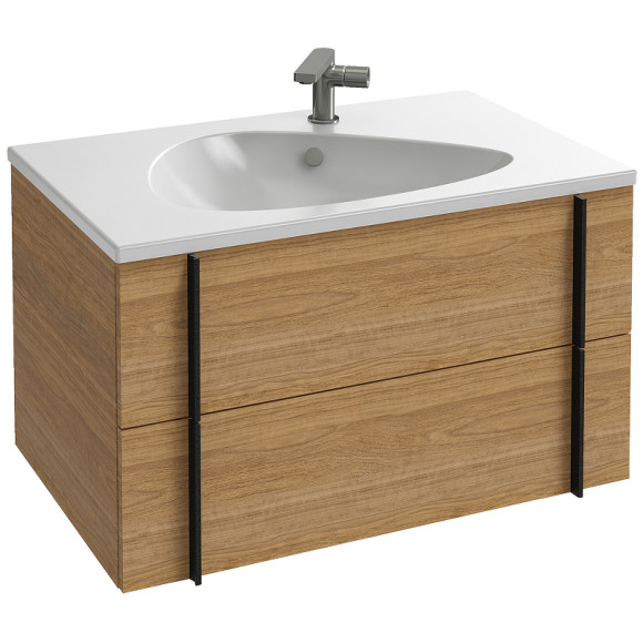 Раковина Jacob Delafon Nouvelle Vague 81 EXAR112-Z-00 Белая глянцевая Раковина Jacob Delafon Nouvelle Vague 81 EXAR112-Z-00 Белая глянцевая